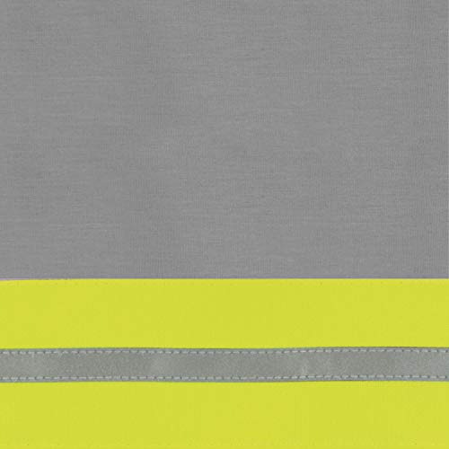 Grey With Yellow/Green Visibility Trim