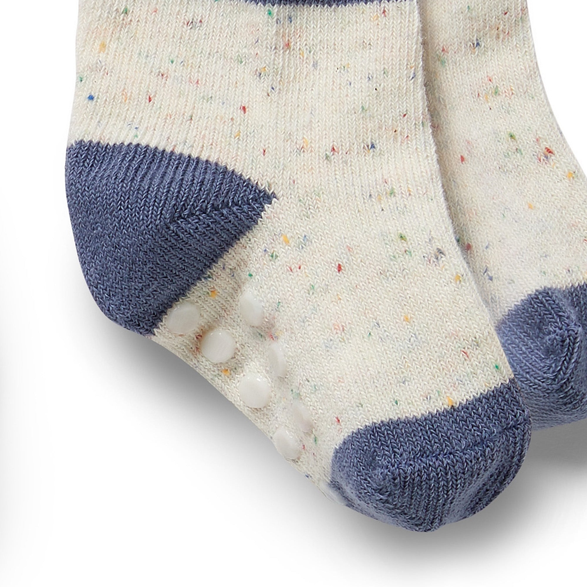 3 Pack Soft Baby Socks for Boys & Girls - Non-Slip Cotton Infant Socks (0-24 Months) - Perfect for Daily Wear, Playtime & Photo Shoots