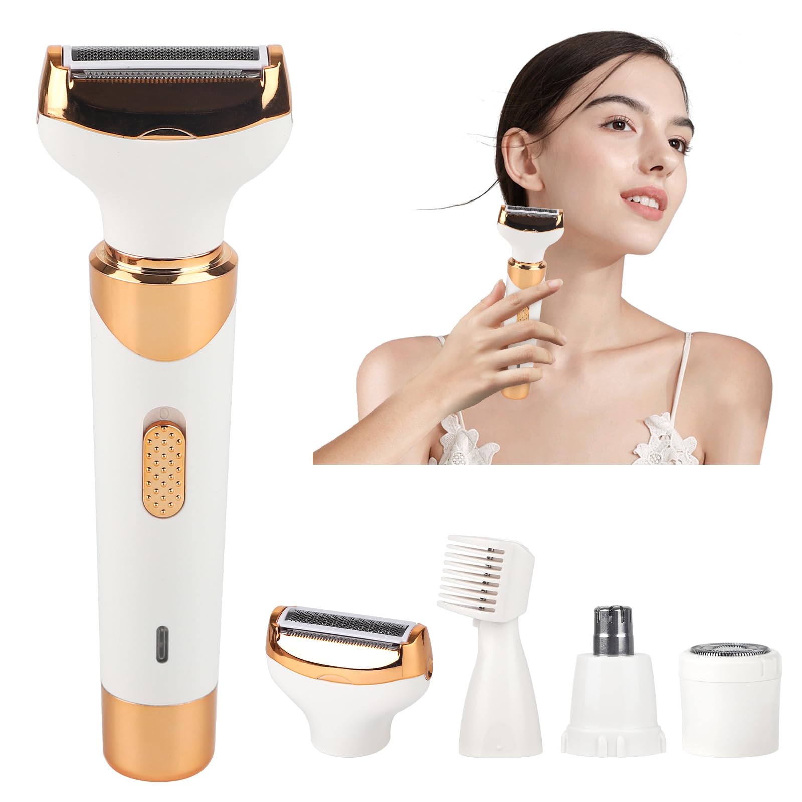 Best Electric Razor for Women & Men - Waterproof Cordless Shaver for Smooth Skin - Perfect for Travel, Gym & Daily Grooming