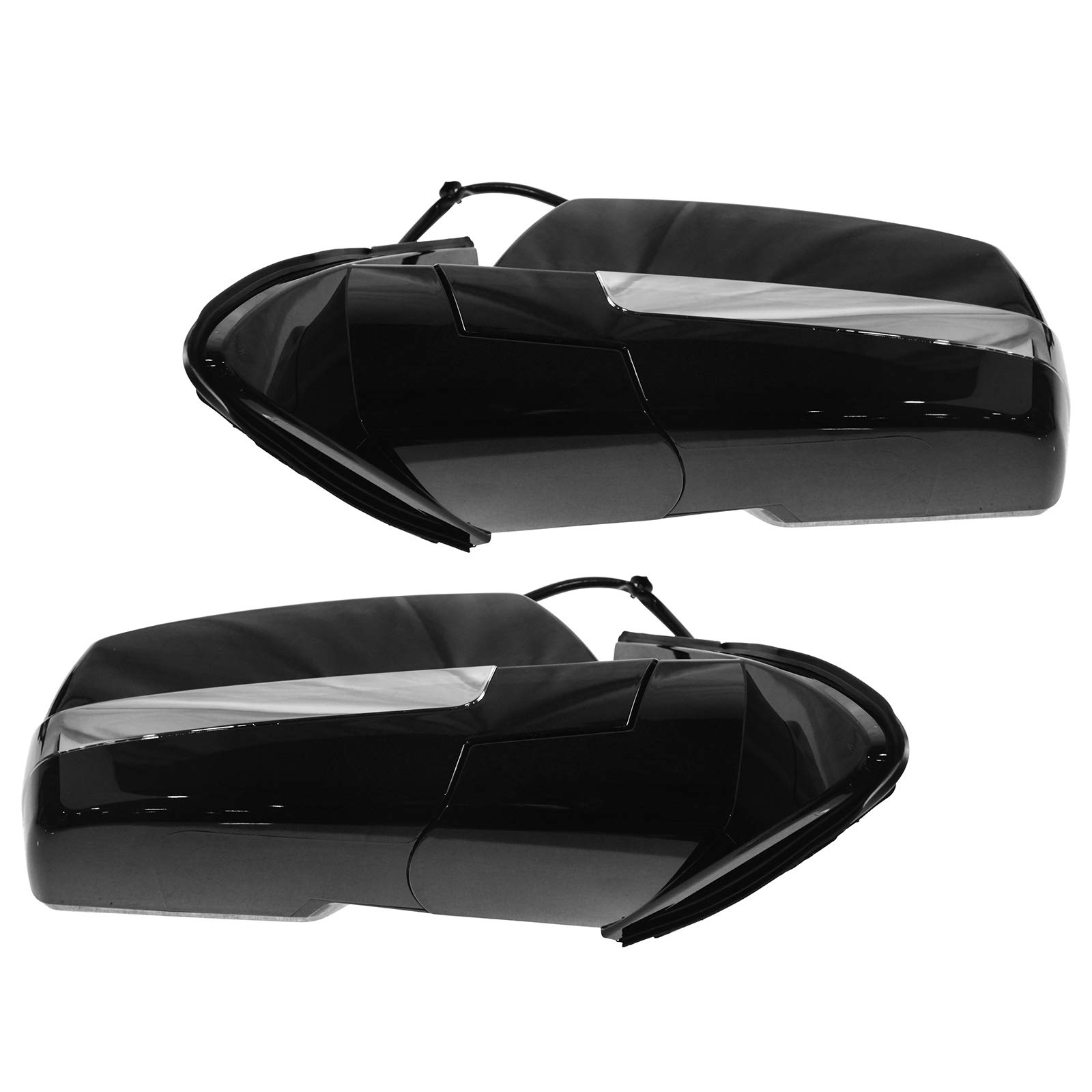 1A Auto 1AMRP01664 (2-Piece) Paint to Match Door Mirror Set - Replacement Side View Mirrors for Cars, Trucks & SUVs - Perfect for DIY Auto Repair & Custom Paint Jobs