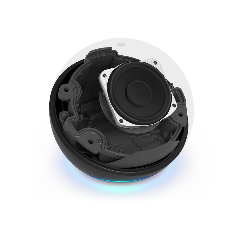 Amazon Echo Dot (5th Gen) Smart Speaker with Alexa - Black | Compact Smart Home Hub for Music, News & Smart Devices | Perfect for Bedroom, Kitchen & Office