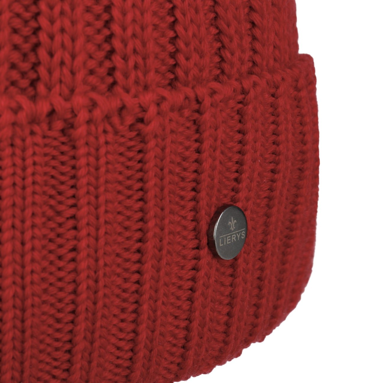 Lierys Merino Wool Rib Knit Beanie - Soft Winter Hat for Men & Women - Perfect for Skiing, Hiking & Cold Weather Activities