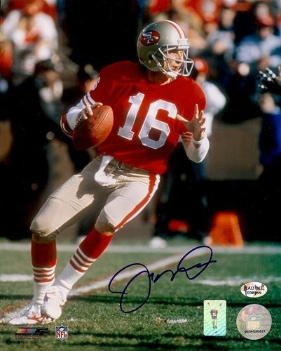 Joe Montana Autographed San Francisco 49ers 8x10 NFL Photo - Signed Memorabilia for Football Fans & Collectors - Perfect for Man Cave, Sports Room Decor or Gift for 49ers Fans