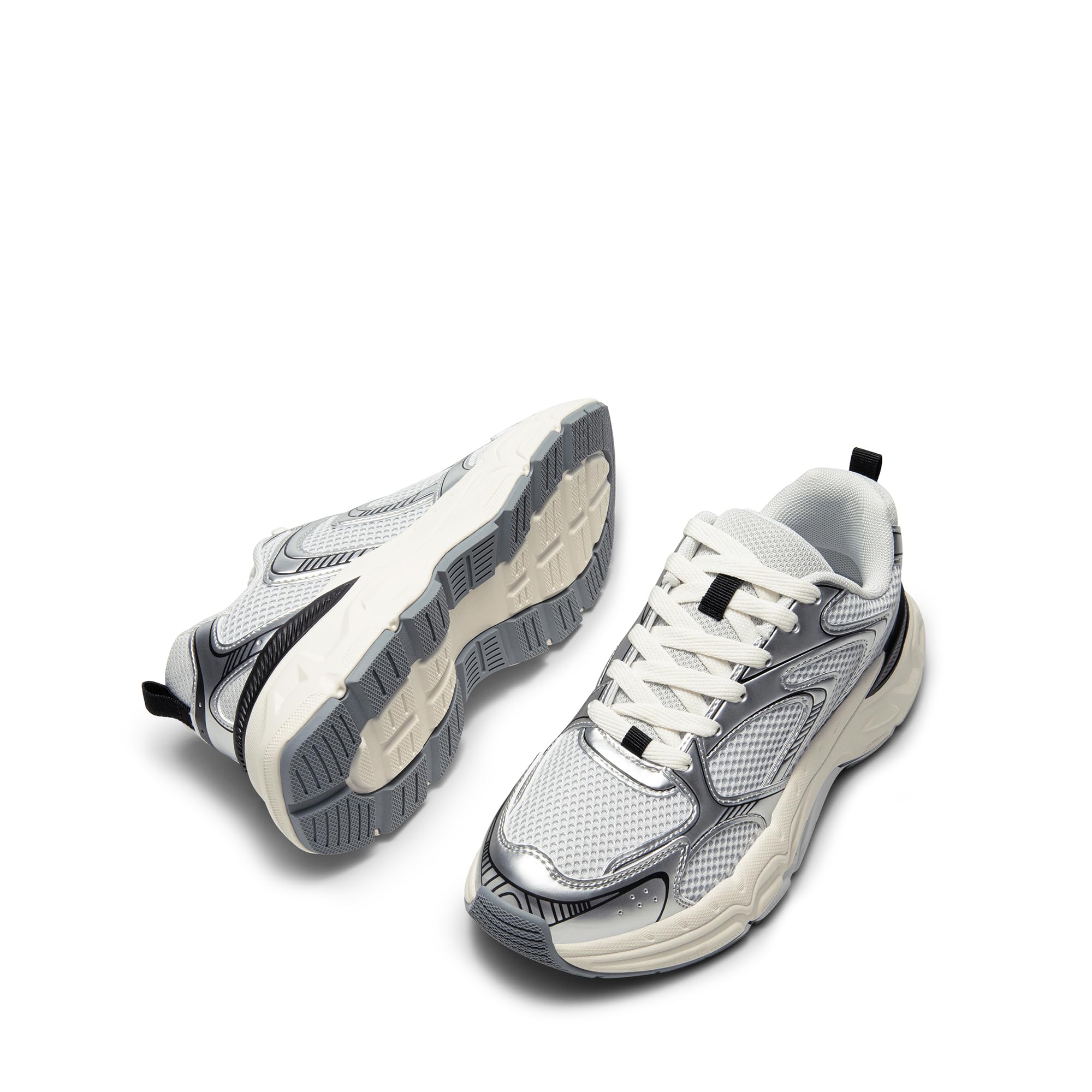DREAM PAIRS Women's Chunky Platform Sneakers - Y2K Fashion Lace-Up Walking Shoes for Workout, Sports & Casual Wear | Comfortable Tennis Shoes for Women | Perfect for Gym, Running, Street Style & Everyday Outfits