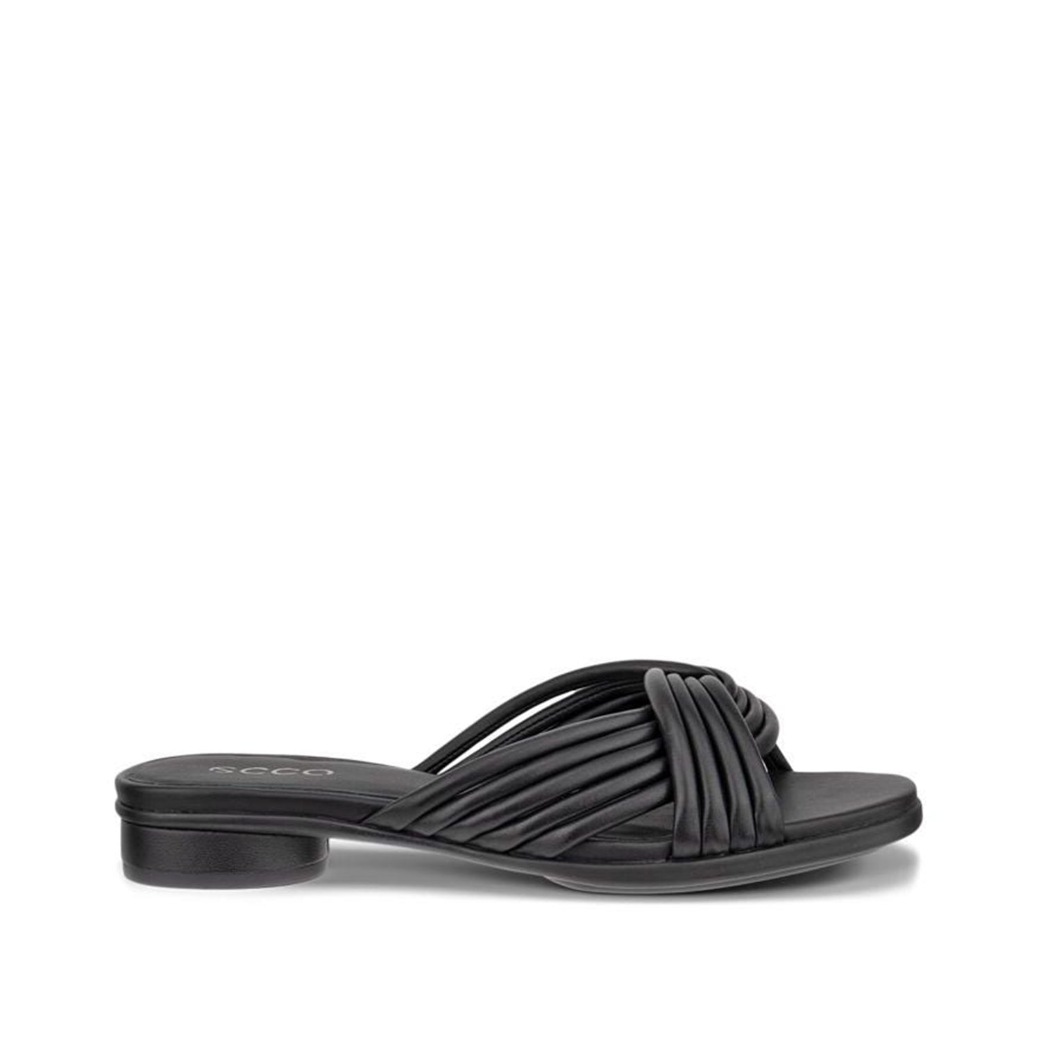ECCO Women's Sculpted Alba 25 Slingback Sandals - Black Leather Comfortable Dress Shoes for Work, Wedding & Evening Events