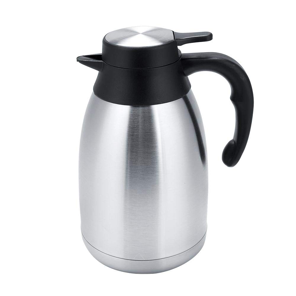 Premium Stainless Steel Thermal Coffee Carafe - 51oz/68oz (1.5L) Vacuum Insulated Hot Water Pot for Coffee, Tea & Beverages - Perfect for Home, Office & Outdoor Use