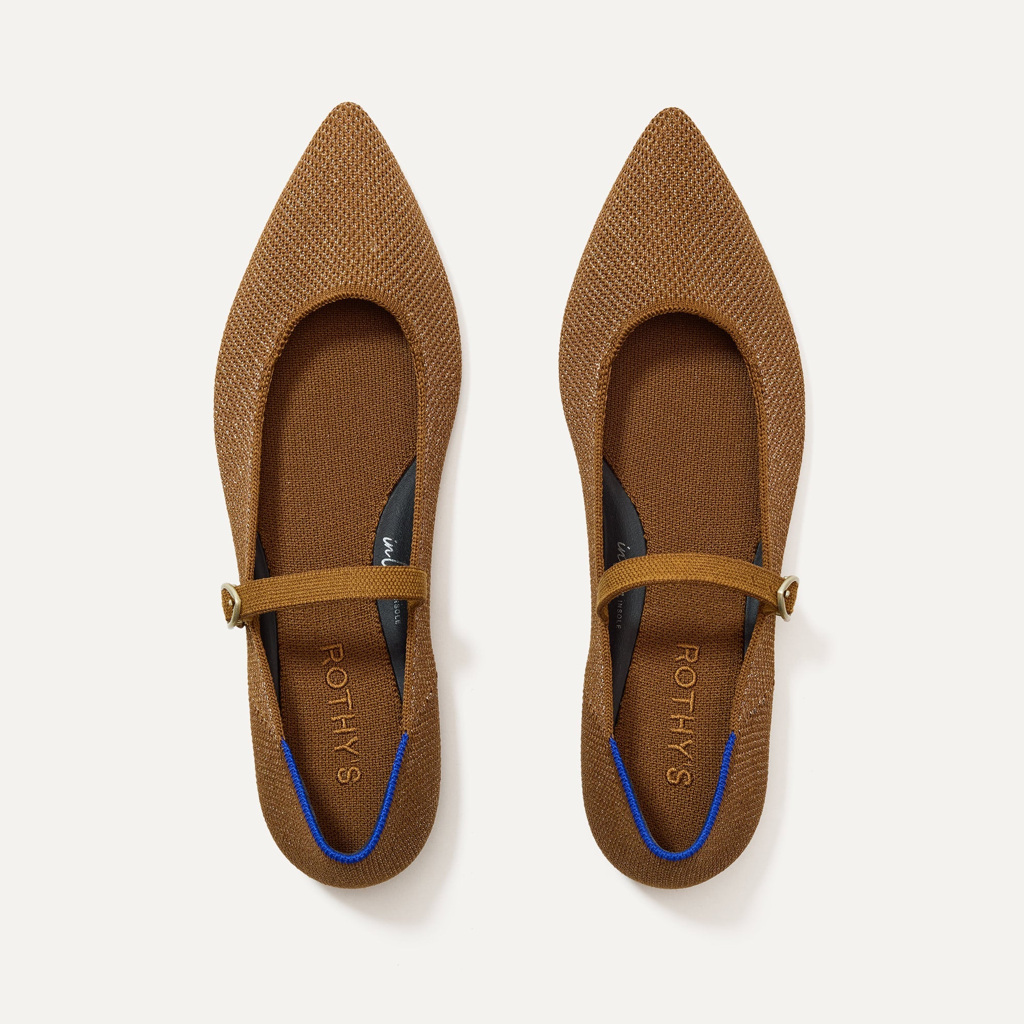 The Point Mary Jane II Women's Comfortable Flats - Classic Ballet Shoes for Casual Wear, Work & Everyday Outfits