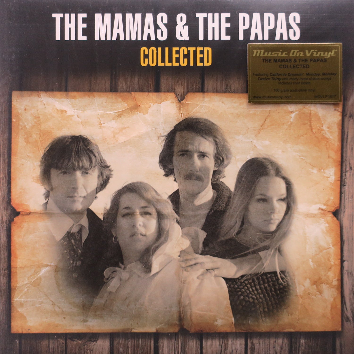 MAMAS & THE PAPAS 'Collected' 180g Vinyl 2LP Record - Classic Rock Music Album for Vinyl Collectors & Audiophiles - Perfect for Home Listening & Vintage Music Enthusiasts