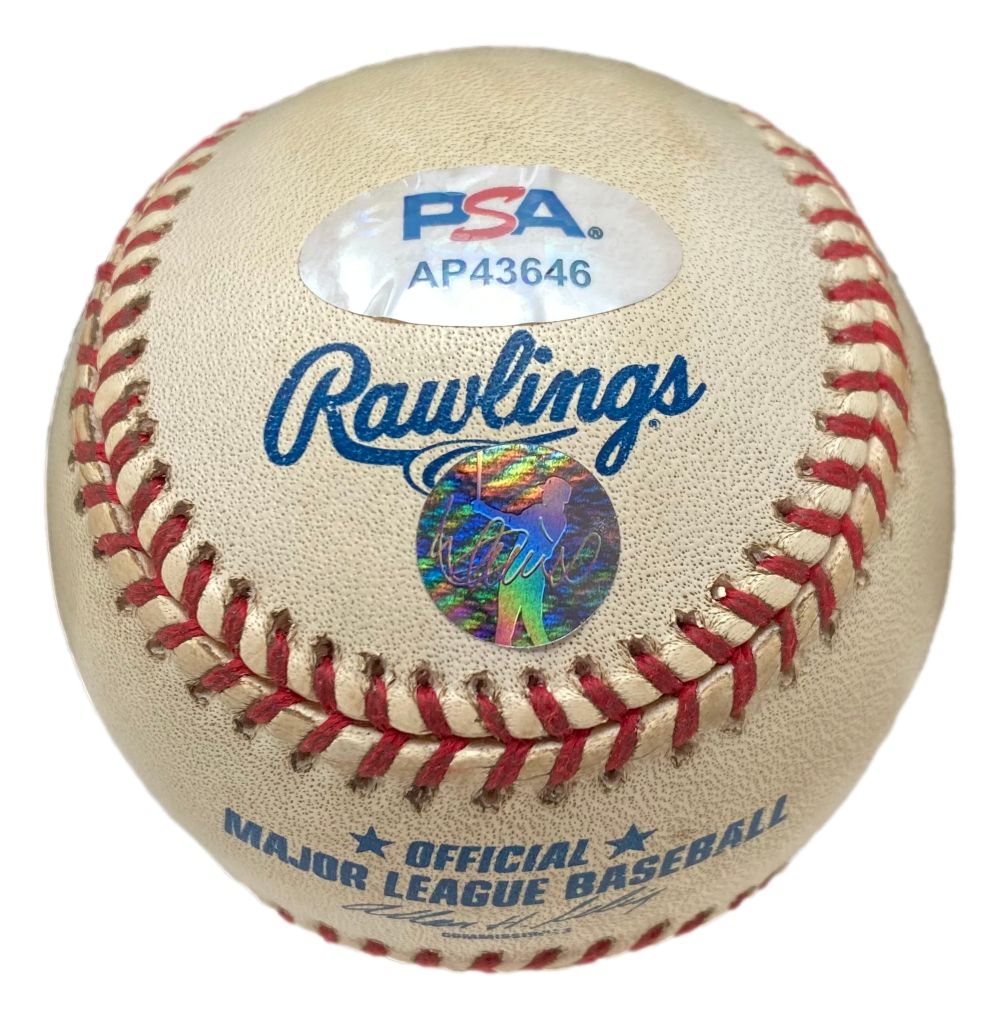 Ichiro Suzuki Autographed Game Used MLB Baseball - PSA/DNA Certified AP43646 - Perfect for Mariners Fans & Baseball Memorabilia Collectors