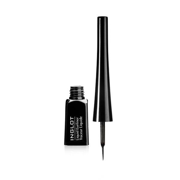 Best Inglot Liquid Eyeliner - Waterproof & Long Lasting Black Eyeliner for Precise Lines - Perfect for Winged Eyeliner & Everyday Makeup Looks