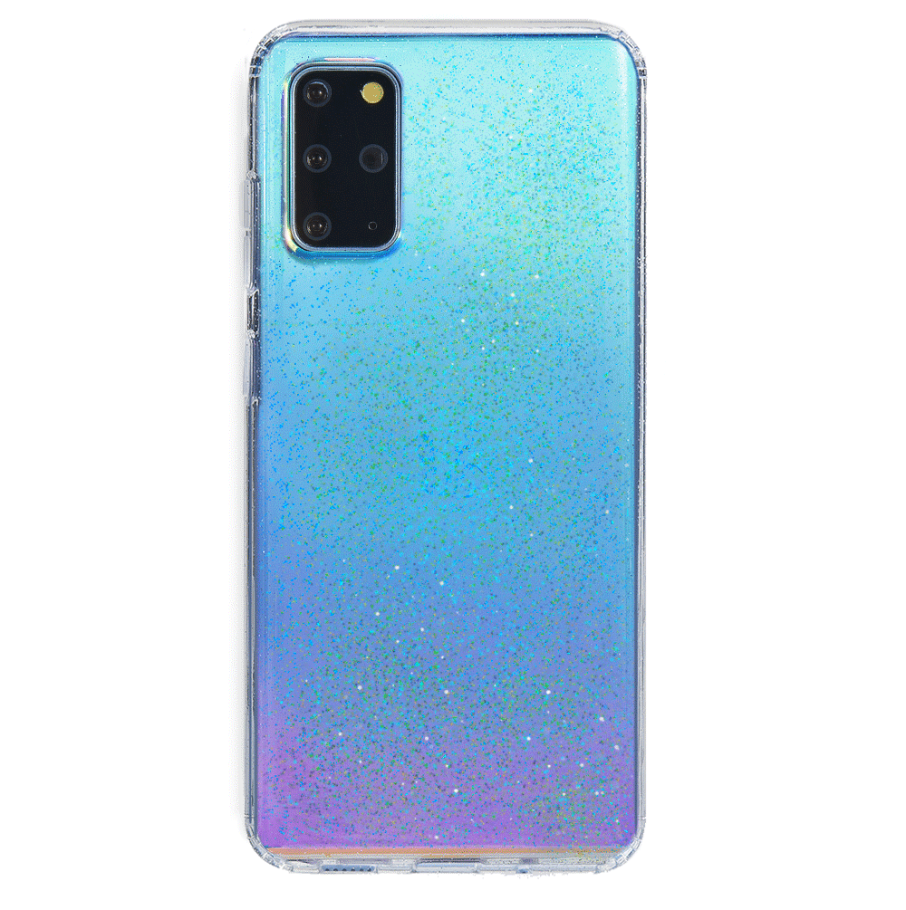 Glitter Nebula Samsung Galaxy Phone Case - Protective Cover for Galaxy S21/S20/S10 - Sparkle Glam Design for Everyday Use & Special Occasions