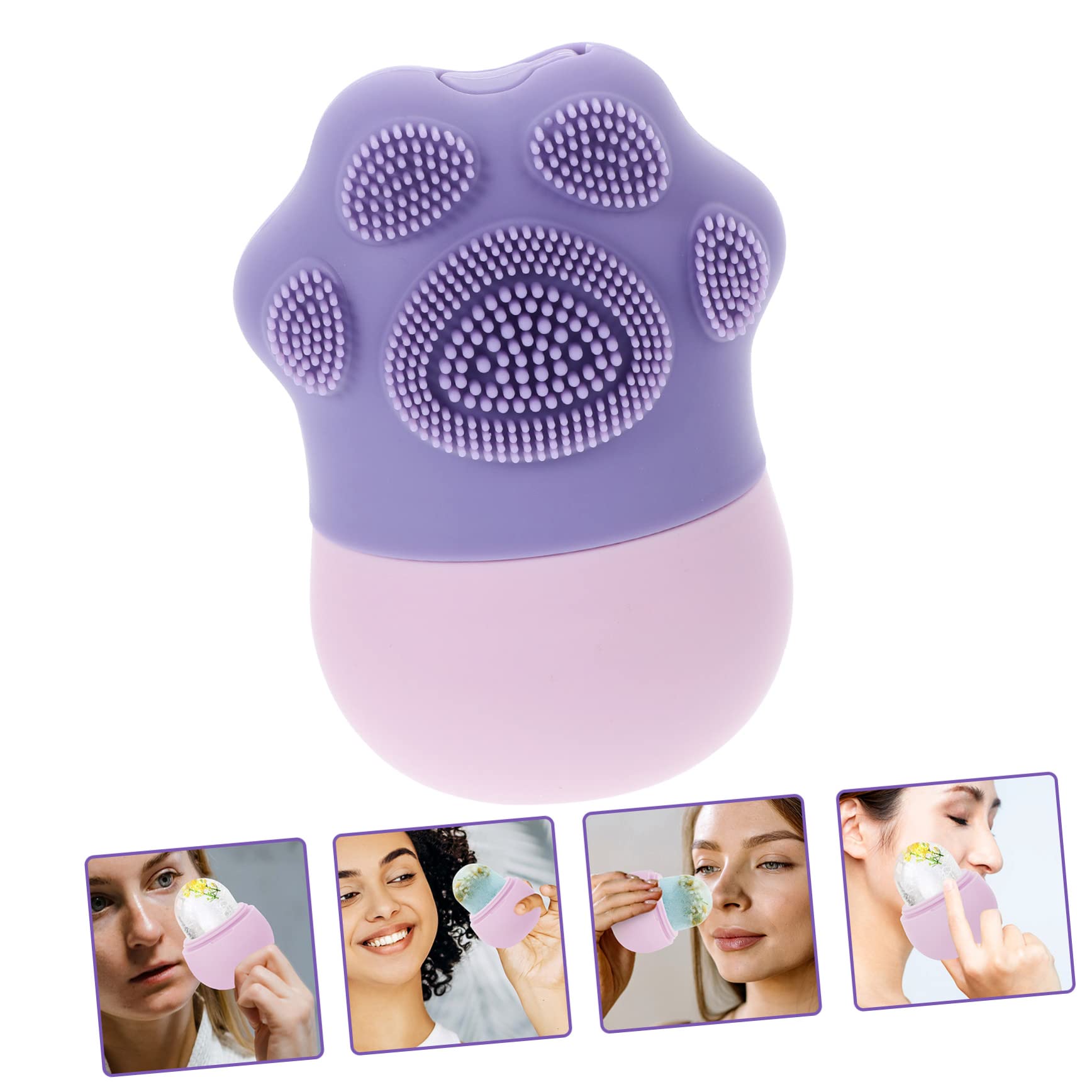 FOMIYES Silicone Ice Roller for Face - Cooling Facial Massager to Reduce Puffy Eyes, Shrink Pores & Soothe Skin | Perfect for Morning Routine, Post-Workout Recovery & Skincare Treatment