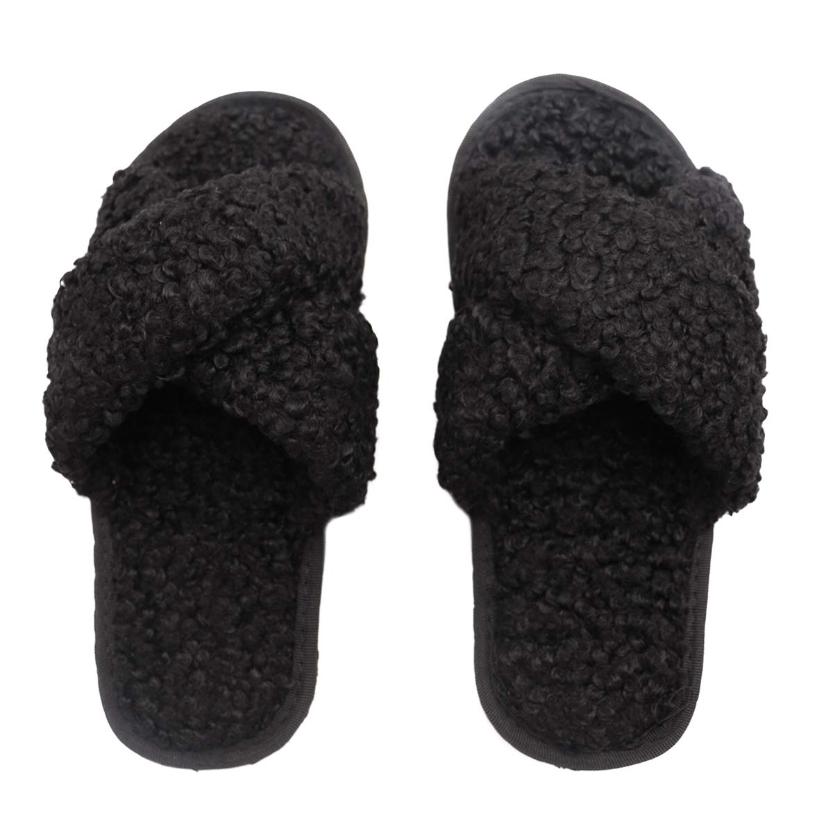 Surell Women's Cozy Memory Foam Slippers - Soft Indoor/Outdoor House Shoes for Relaxation & Comfort - Perfect for Home, Lounge, and Backyard Use