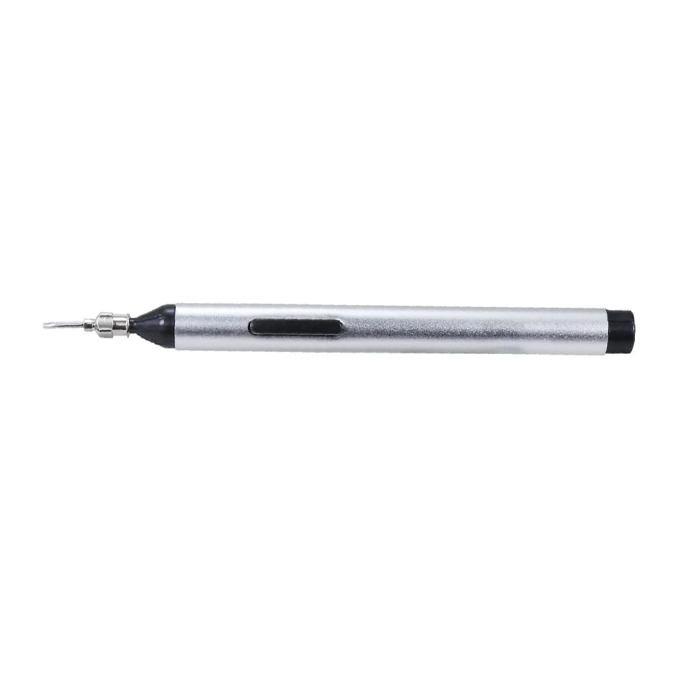WANGCL Manual Desoldering Pump with 3 Nozzle Tips - Perfect for Electronics Repair, Circuit Board Work & DIY Soldering Projects