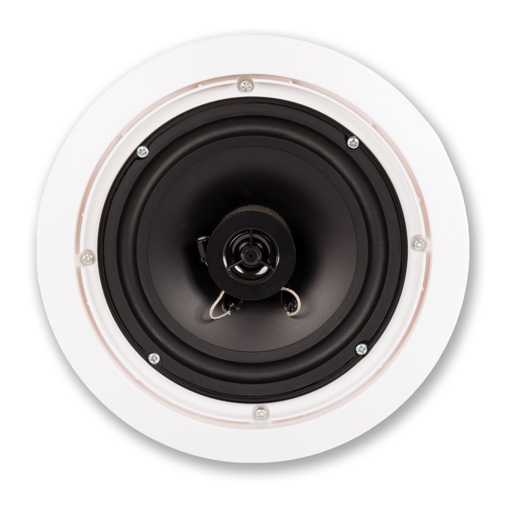 Acoustic Audio HTI6c Flush Mount In-Ceiling Speakers with 6.5