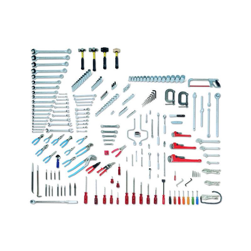 Wright Tool 126 - 255 Piece Intermediate Mechanics Tool Set for Automotive Repair & Home Improvement | Professional Grade Socket Wrench Kit for DIY Projects & Garage Use