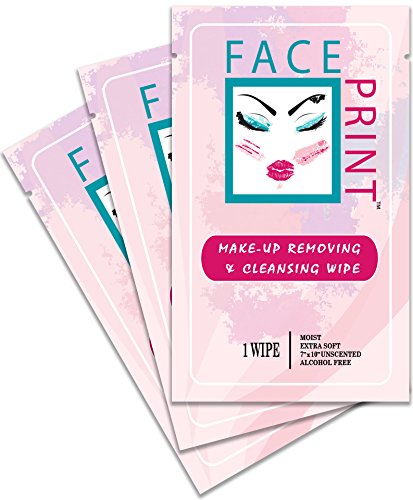 Premium Makeup Removing Wipes | Facial Cleansing Towelettes | 40 Individual Packs | Gentle & Hypoallergenic | Perfect for Travel, Gym & On-the-Go Skincare