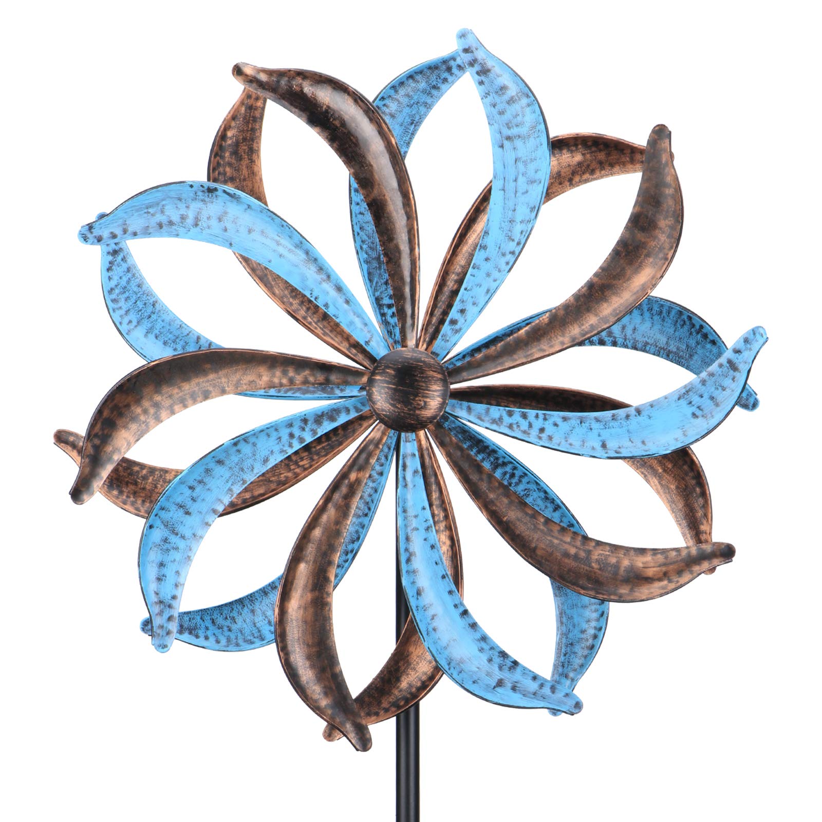 Premium Metal Leaf Wind Spinner for Outdoor Garden & Patio Decor