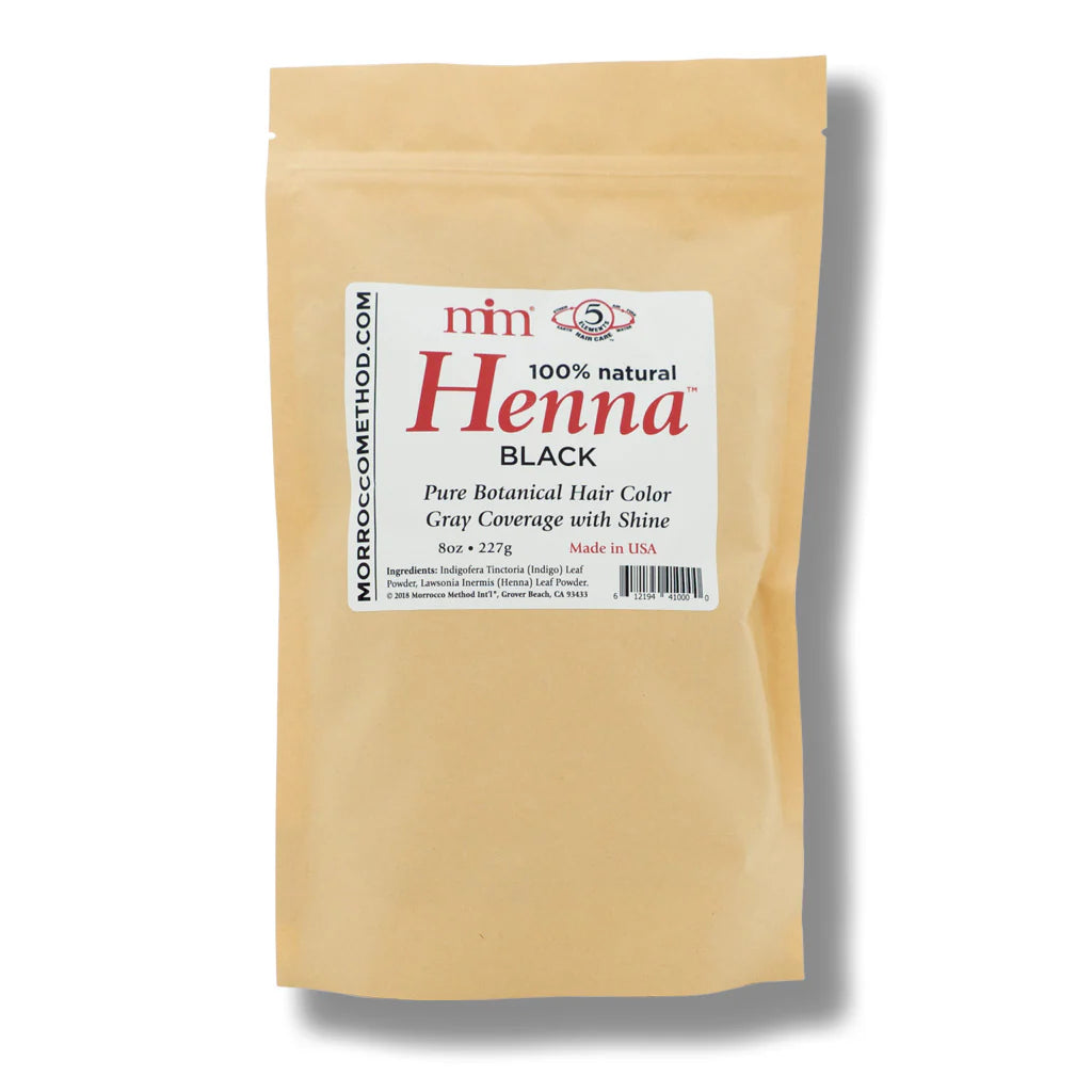 Natural Henna Hair Dye for Black Hair - Long Lasting & Chemical-Free Herbal Hair Color - Perfect for Home Use, DIY Hair Coloring & Organic Hair Care