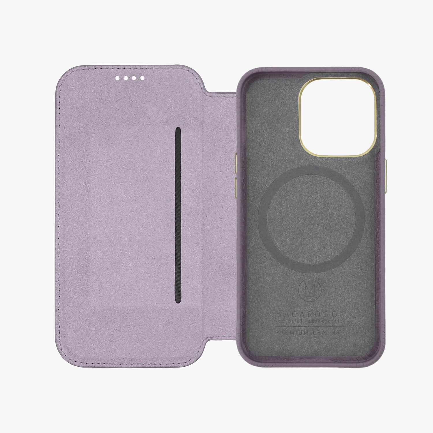 Premium iPhone 16 Pro MagSafe Leather Flip Case - Genuine Hybrid Leather Wallet Cover with Card Slots | Perfect for Business Travel & Daily Protection