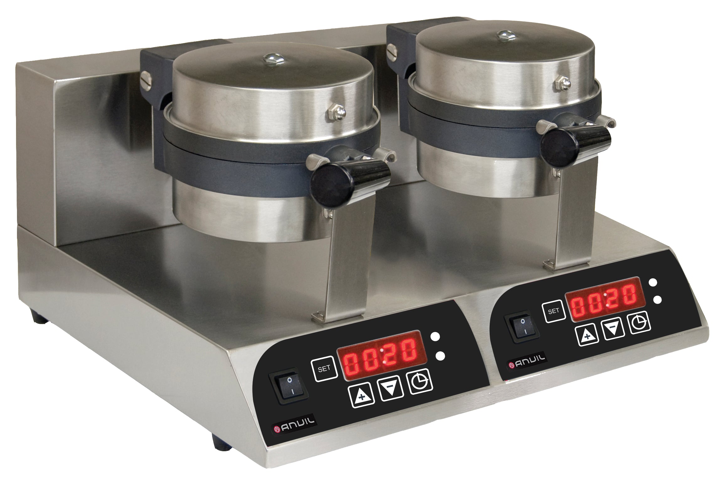 Anvil Waffle Baker Belgian Double WBA1002 - Professional Non-Stick Waffle Maker for Thick Fluffy Waffles - Perfect for Breakfast, Brunch & Family Gatherings