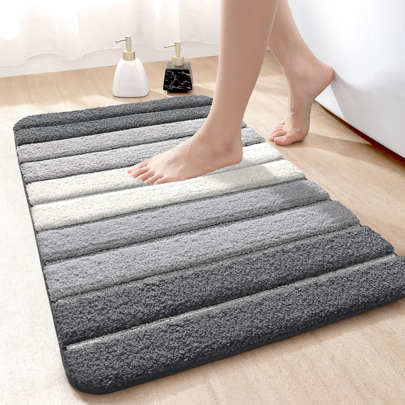 DEXI Super Absorbent Non-Slip Bath Mat - 20
