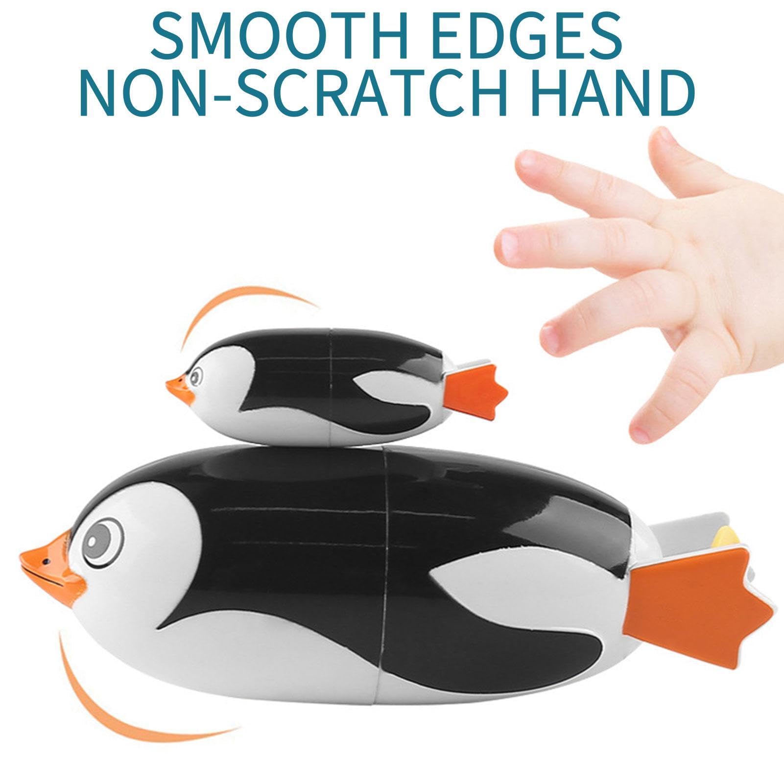 Penguin Swimming Bath Toy for Babies & Toddlers - Wind Up Water Toy for Bathtub, Pool & Playtime | Fun Bathing & Swimming Penguin & Turtle Toys for Kids
