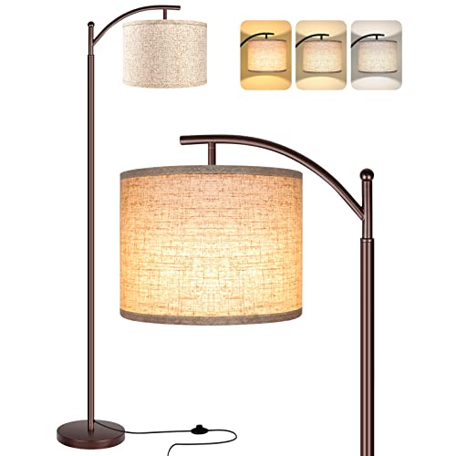 Oil-rubbed Bronze+beige shade