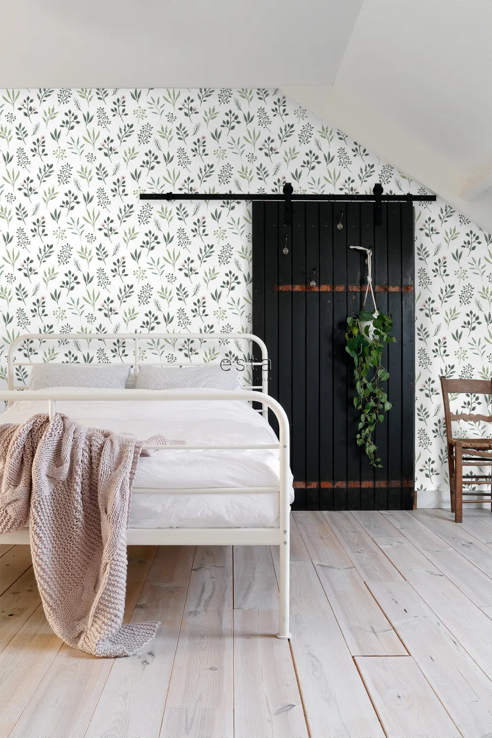 Scandi Cool Greenery - Modern Scandinavian Style Artificial Plants for Home & Office Decor - Perfect for Living Room, Bedroom, and Workspace