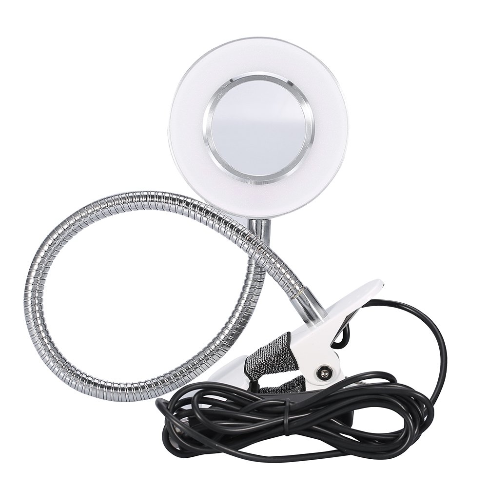Flexible USB Tattoo Lamp with Warm Light - Adjustable Clip-On Desk Lamp for Tattoo Artists, Manicure, Eyelash Extensions & Eyebrow Tattooing | Energy Saving LED Light for Professional Beauty & Tattoo Studios, Home Salon Use