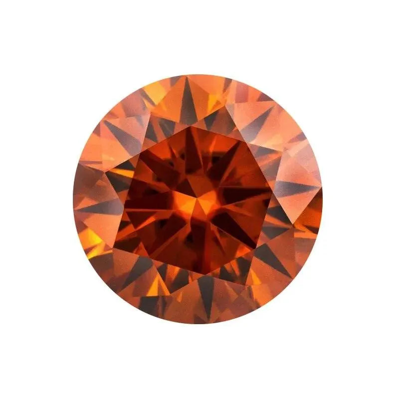 Loose Moissanite Stones - Pink, Black, Green, Blue, Yellow, Purple, Gray, Red | Round Cut GRA Certified Diamonds & Gemstones for Jewelry Making, Engagement Rings & Wedding Bands