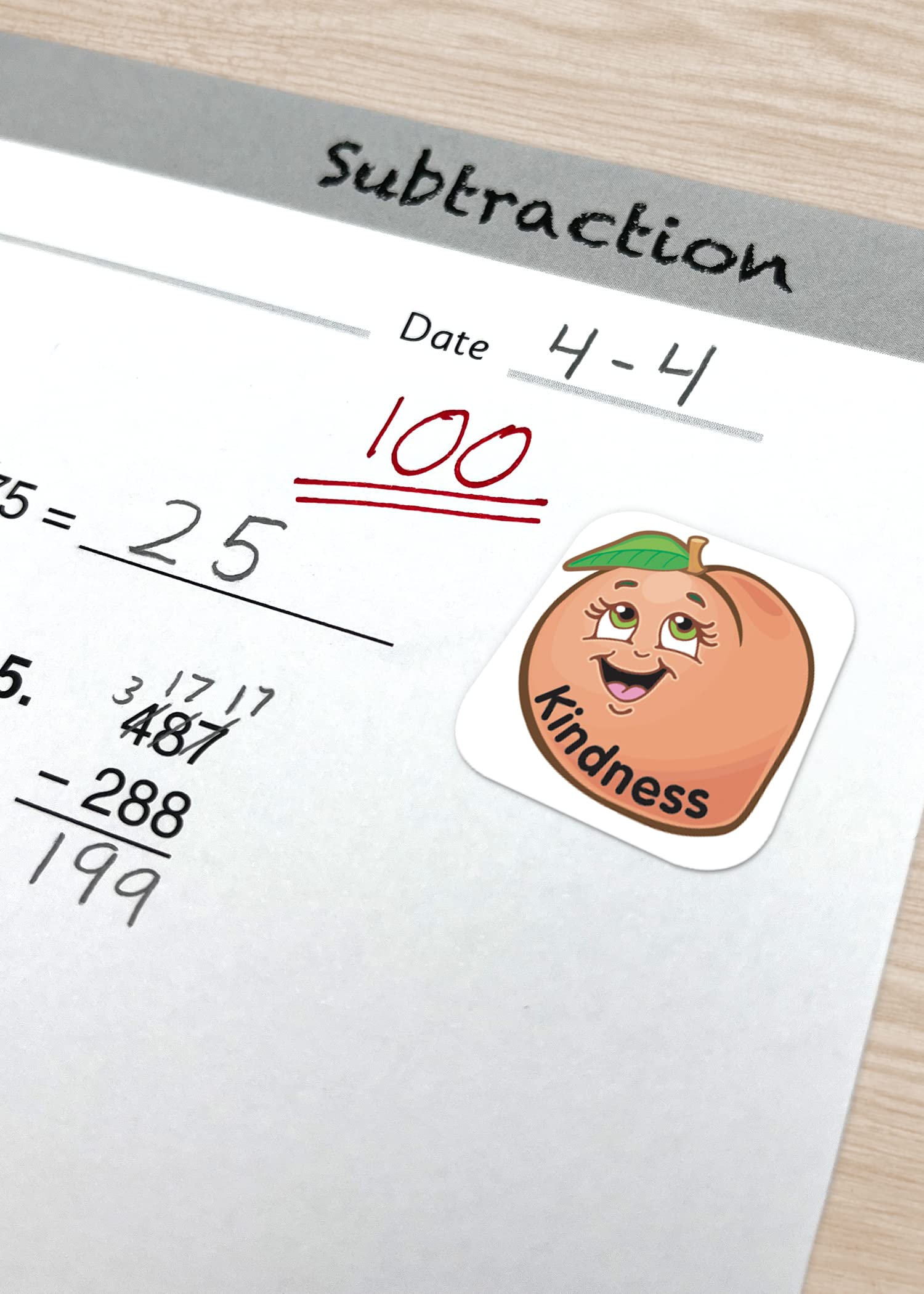 Teacher Created Resources Fruit of the Spirit Stickers - 60 Colorful Religious Reward Stickers for Sunday School, Bible Study & Christian Education (7041)