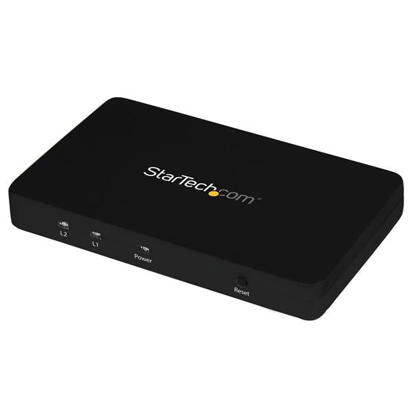 StarTech.com 4K HDMI Splitter 1x2 - 4K 30Hz HDMI Audio Video Splitter with Aluminum Case - Supports 3840x2160 Resolution - 1 HDMI Input & 2 HDMI Outputs - Perfect for Home Theater, Gaming & Multi-Screen Presentations