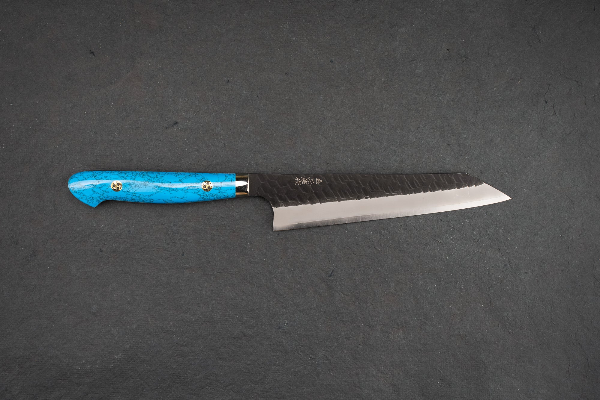 Premium Nigara SG2 Kurouchi Tsuchime Western Honesuki Knife 170mm - High-Performance Japanese Boning & Poultry Knife for Chefs, Butchers & Home Cooks - Perfect for Deboning Chicken, Fish & Meat Preparation
