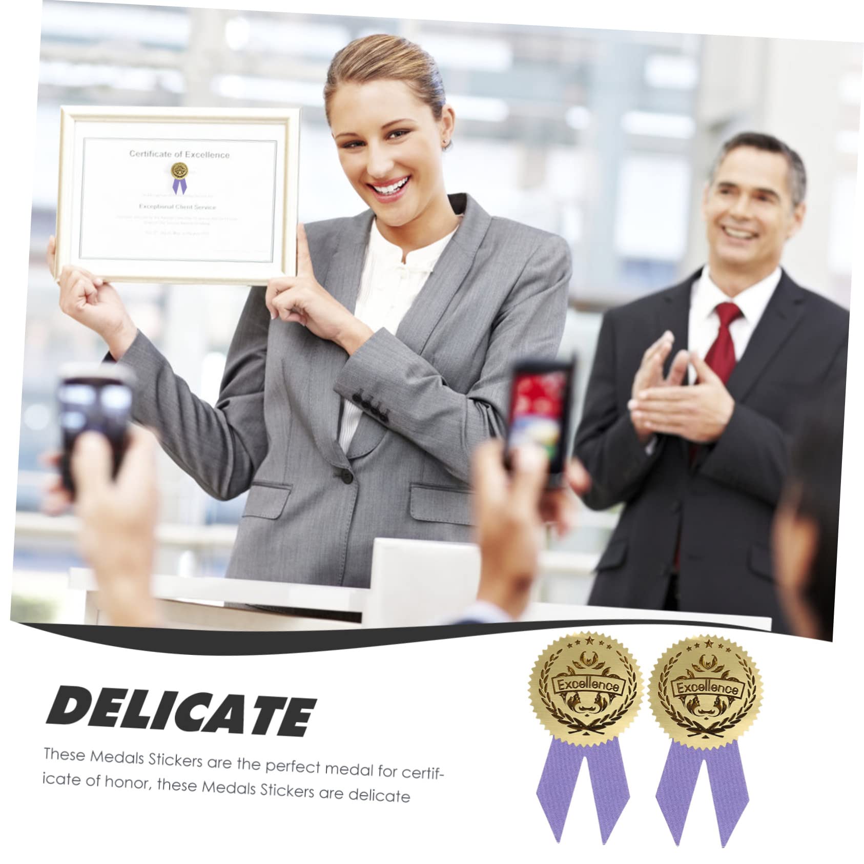 KICHOUSE Graduation Medals & Stickers - Sports Awards & Ribbons for Adults