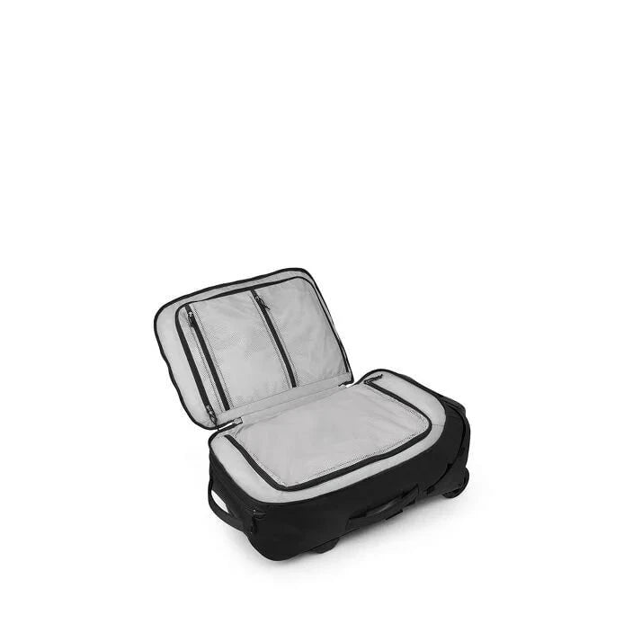 Osprey Transporter Wheeled Carry On Luggage - Lightweight Durable Rolling Suitcase for Travel, Business Trips & Weekend Getaways | Perfect for Airplane Overhead Bins & Road Trips