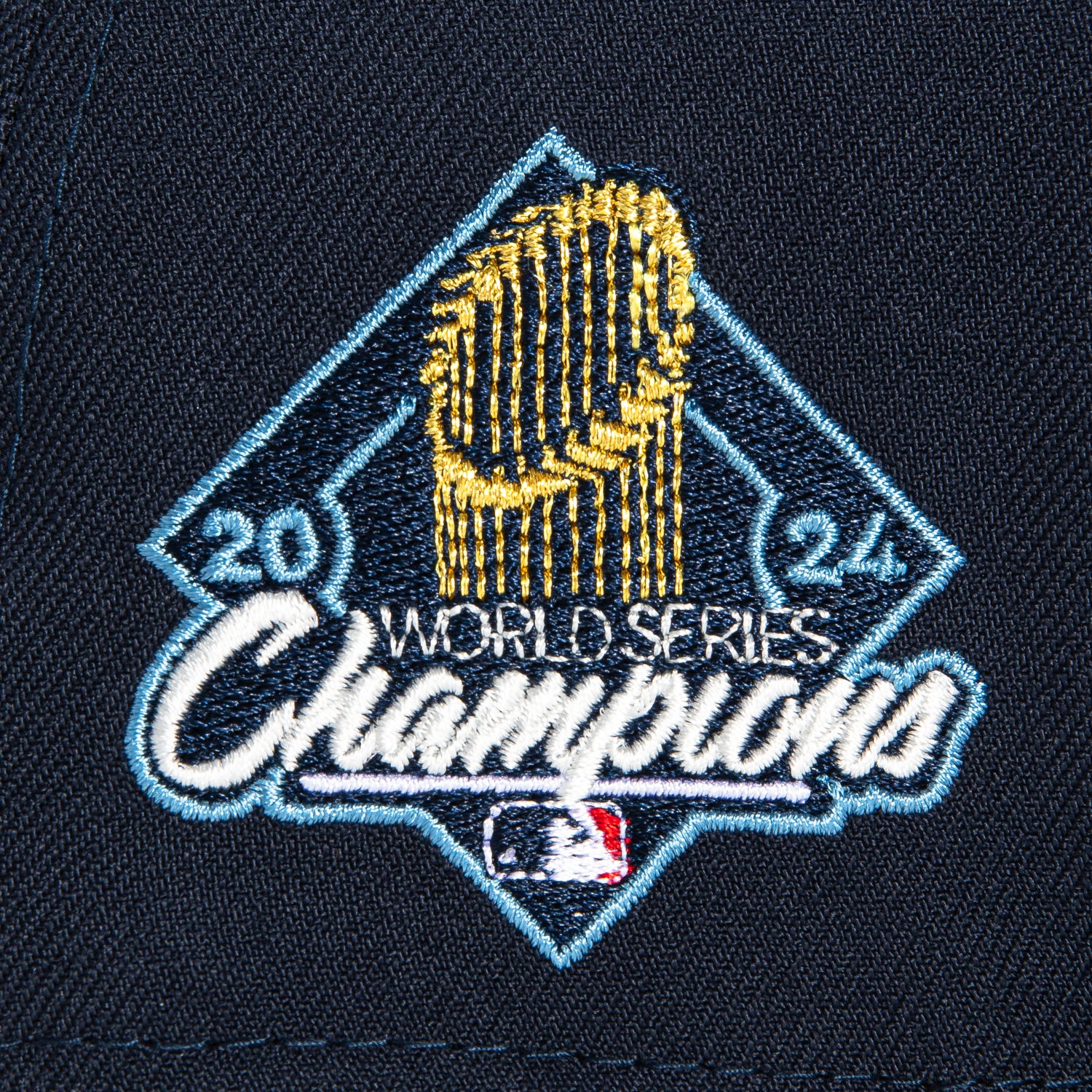 New Era 9Fifty A-Frame Los Angeles Dodgers 2024 World Series Champions Snapback Hat with Patch - Navy Blue Baseball Cap for Men & Women | Game Day, Sports Fan Gift, Streetwear Fashion