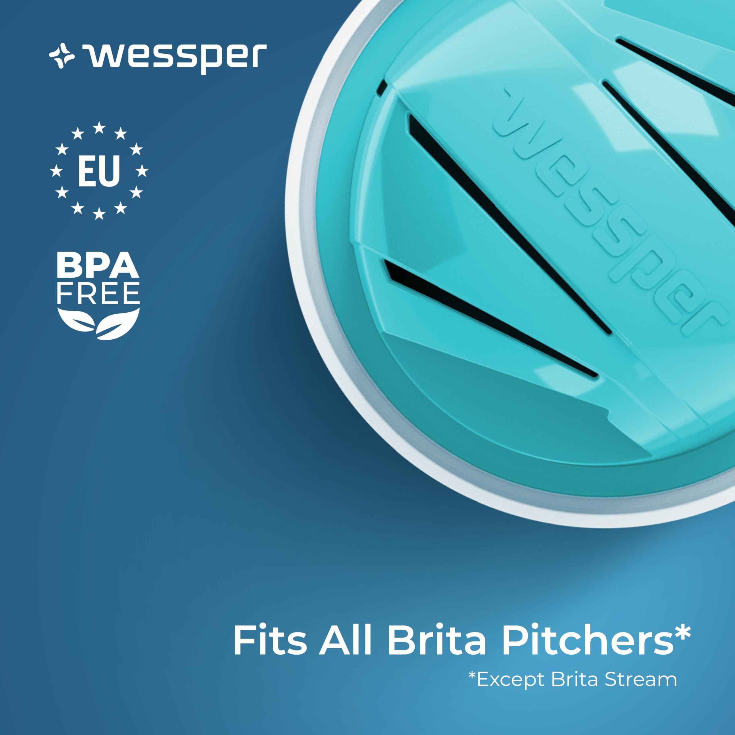 Aqua Classic Alkaline Water Filter Cartridge - 3 Pack Replacement for Brita Pitcher & Dispenser | pH Balanced Water Filter to Reduce Contaminants & Improve Taste | Perfect for Home, Office & Travel Use