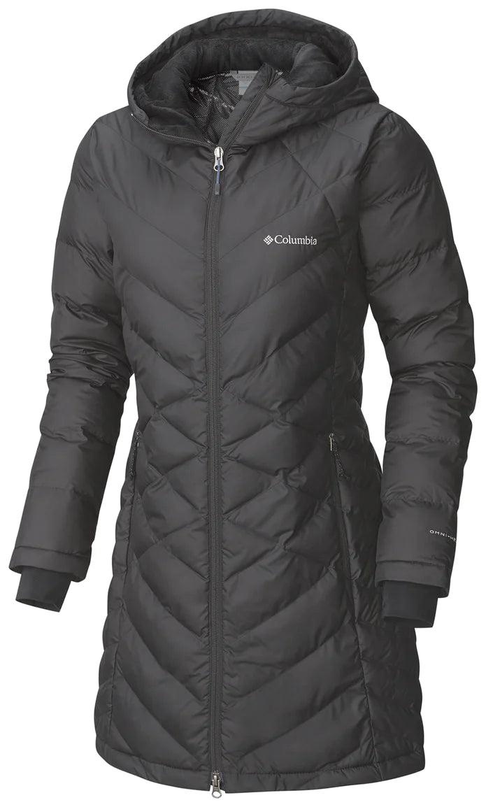 Columbia Women's Heavenly Long Hooded Jacket - Waterproof Winter Coat for Hiking, Camping & Outdoor Activities