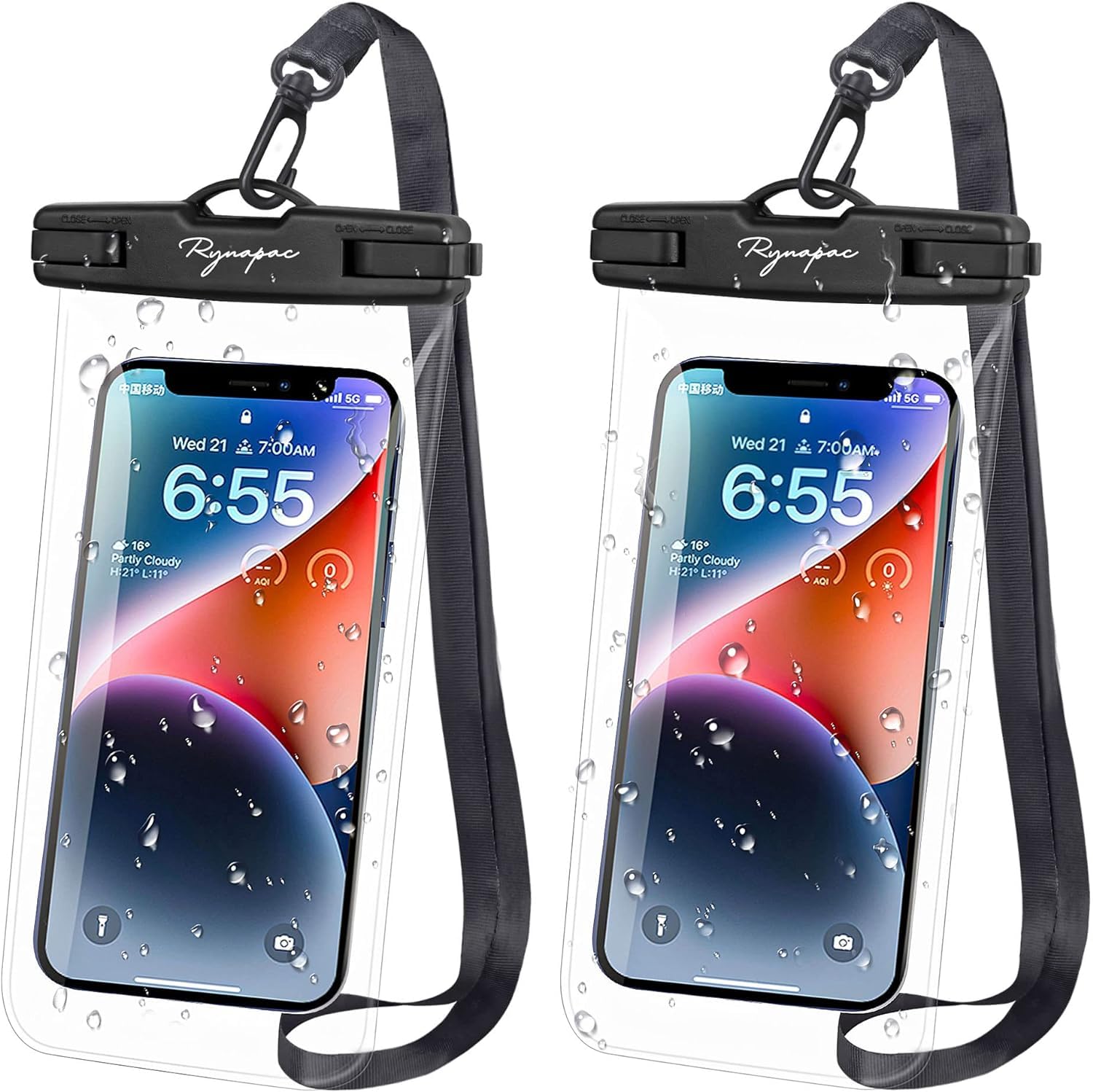 **Waterproof Phone Pouch Bag - IPX8 Waterproof Phone Case for iPhone 16/15 Pro Max, Galaxy S24, Pixel 8a (7.5 Inch) - Beach, Pool, Cruise & Travel Essentials with Lanyard**    **Perfect for Swimming, Snorkeling, Kayaking & Outdoor Adventures**