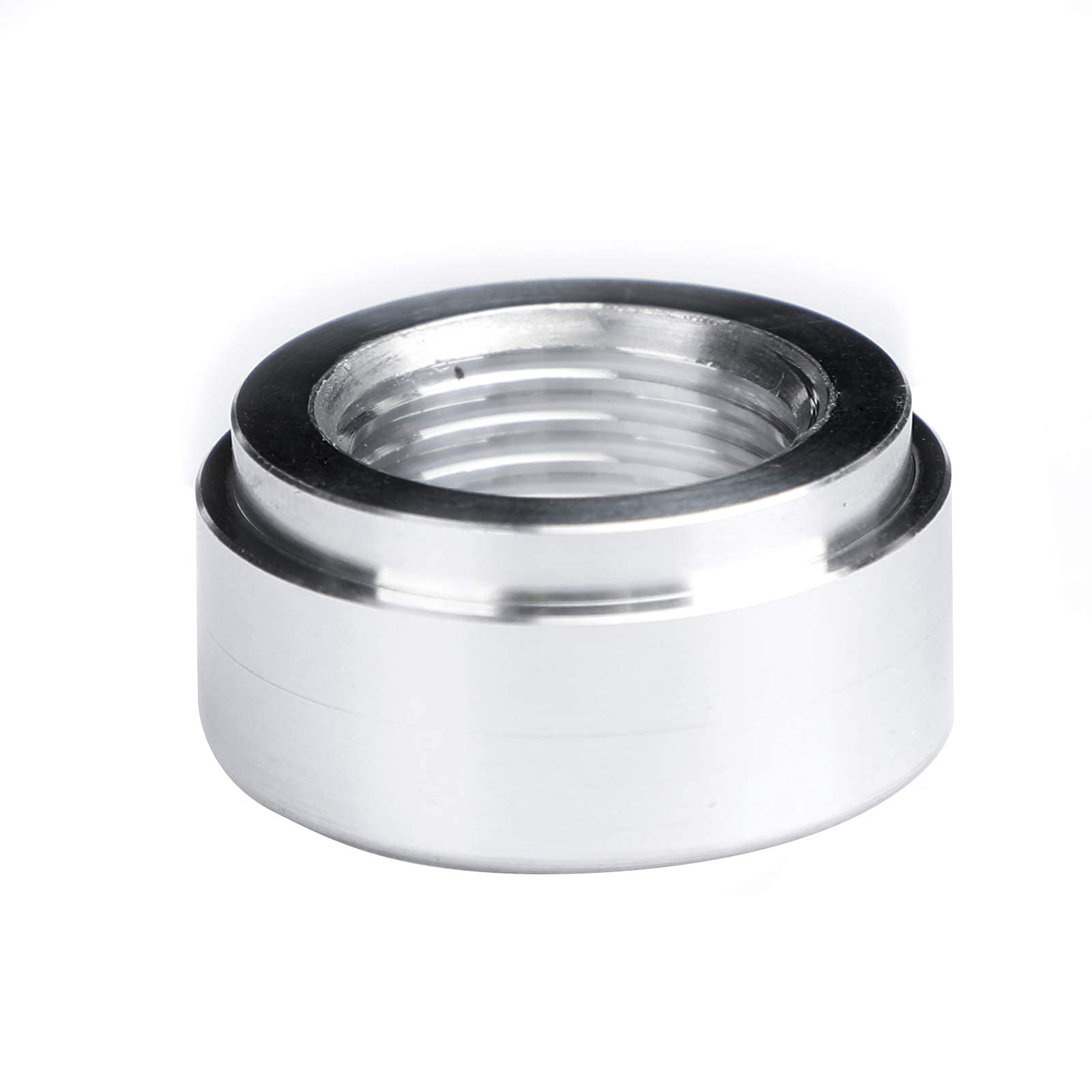 M16x1.5 Female Aluminum Weld On Bung Fitting - High Quality Fuel/Oil Tank Adapter for Automotive, Motorcycle & Industrial Applications