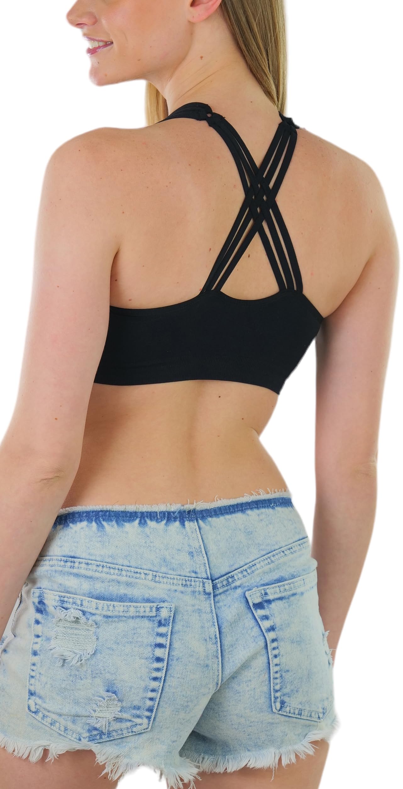 ToBeInStyle Women’s Seamless Wire-Free Sports Bras & Bralettes - Supportive Comfort for Yoga, Gym & Everyday Wear