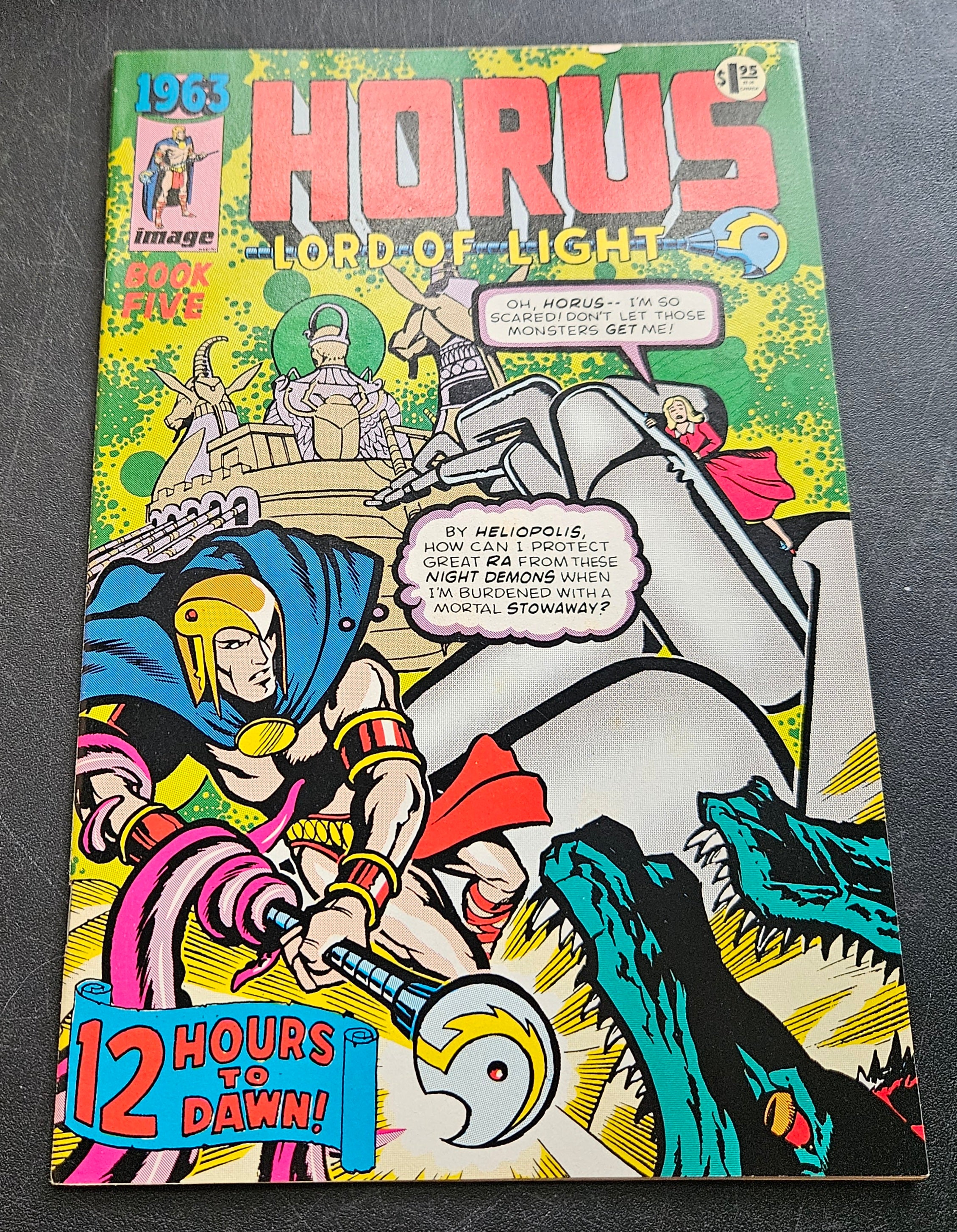 Horus Lord of Light Book 5 - 1963 Edition - 12 Hours to Dawn - August 1993 Image Comics - Collectible Vintage Comic Book for Superhero Fans & Comic Collectors - Perfect for Gifts, Display, and Reading