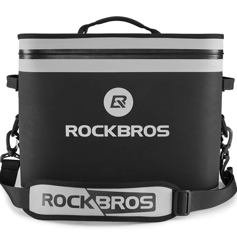 Rock BROS 30 Can Insulated Soft Cooler Bag - Leak Proof, Waterproof & Durable for Camping, Fishing, Beach, Golf & Picnics | Perfect for Outdoor Adventures, Tailgating & Road Trips