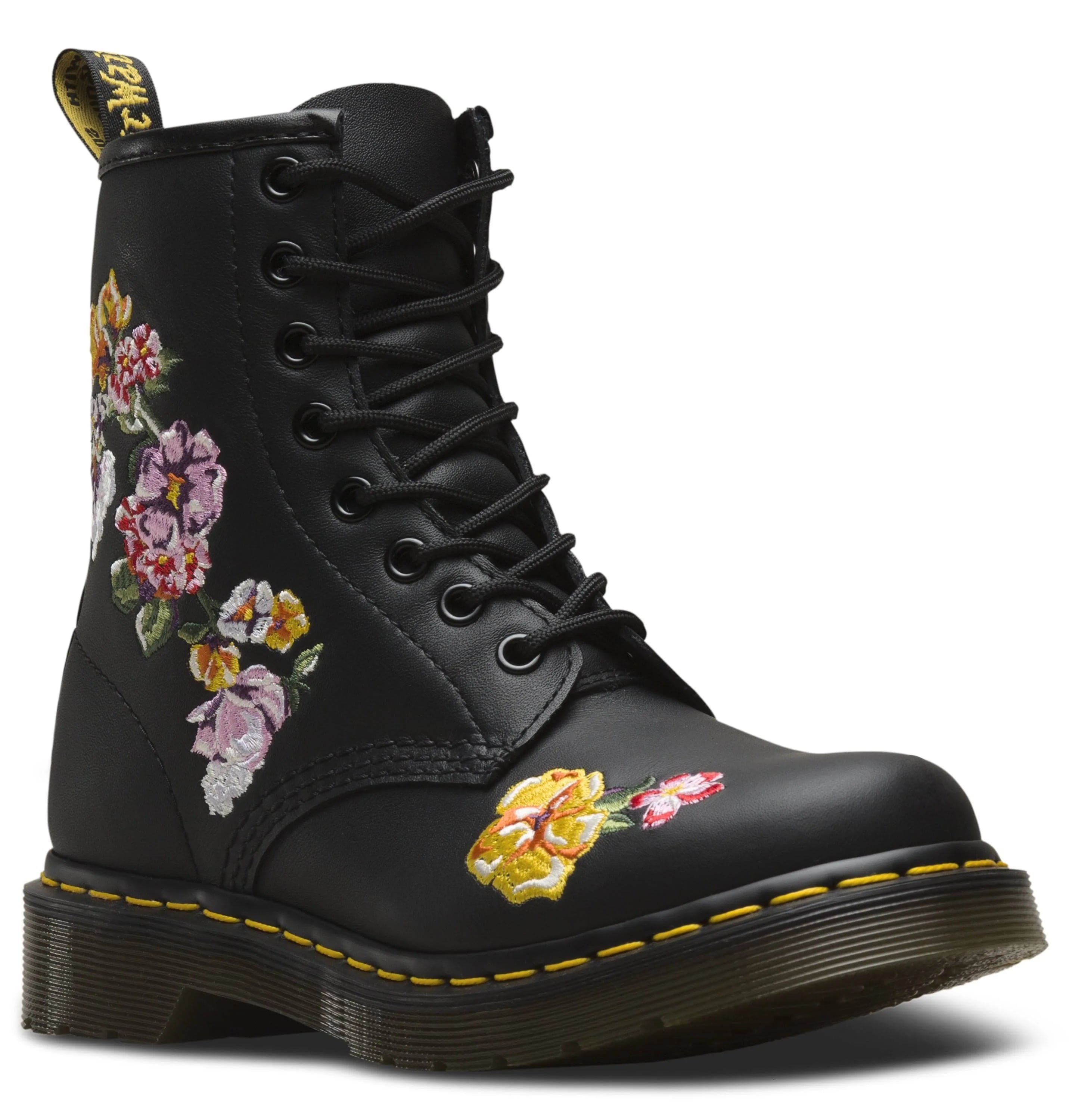 Dr. Martens 1460 Vonda II Black Softy T Boots - Women's Lace-Up Ankle Boots for Casual & Street Style Outfits