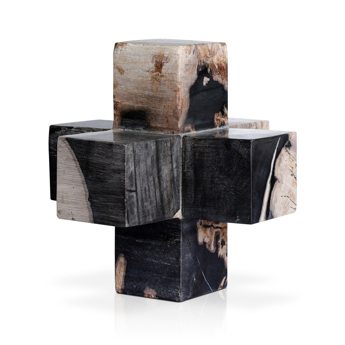 Ancient Wood Jack - Dark Petrified Wood Pendant Necklace for Men, Handcrafted Natural Stone Jewelry - Perfect for Outdoor Adventures, Spiritual Healing & Unique Gifts