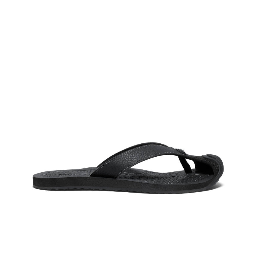 Women's Barbados Flip Flops - Comfortable Beach Sandals for Summer | Black & Steel Grey | Perfect for Pool, Beach, and Vacation Wear