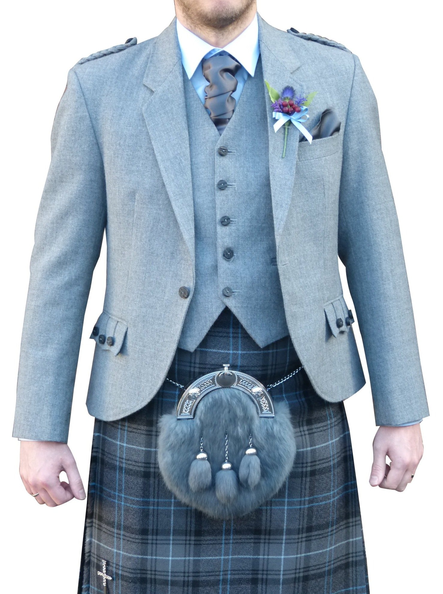 Stylish Light Grey Waistcoat for Men - Formal & Casual Wear - Perfect for Weddings, Office & Special Events
