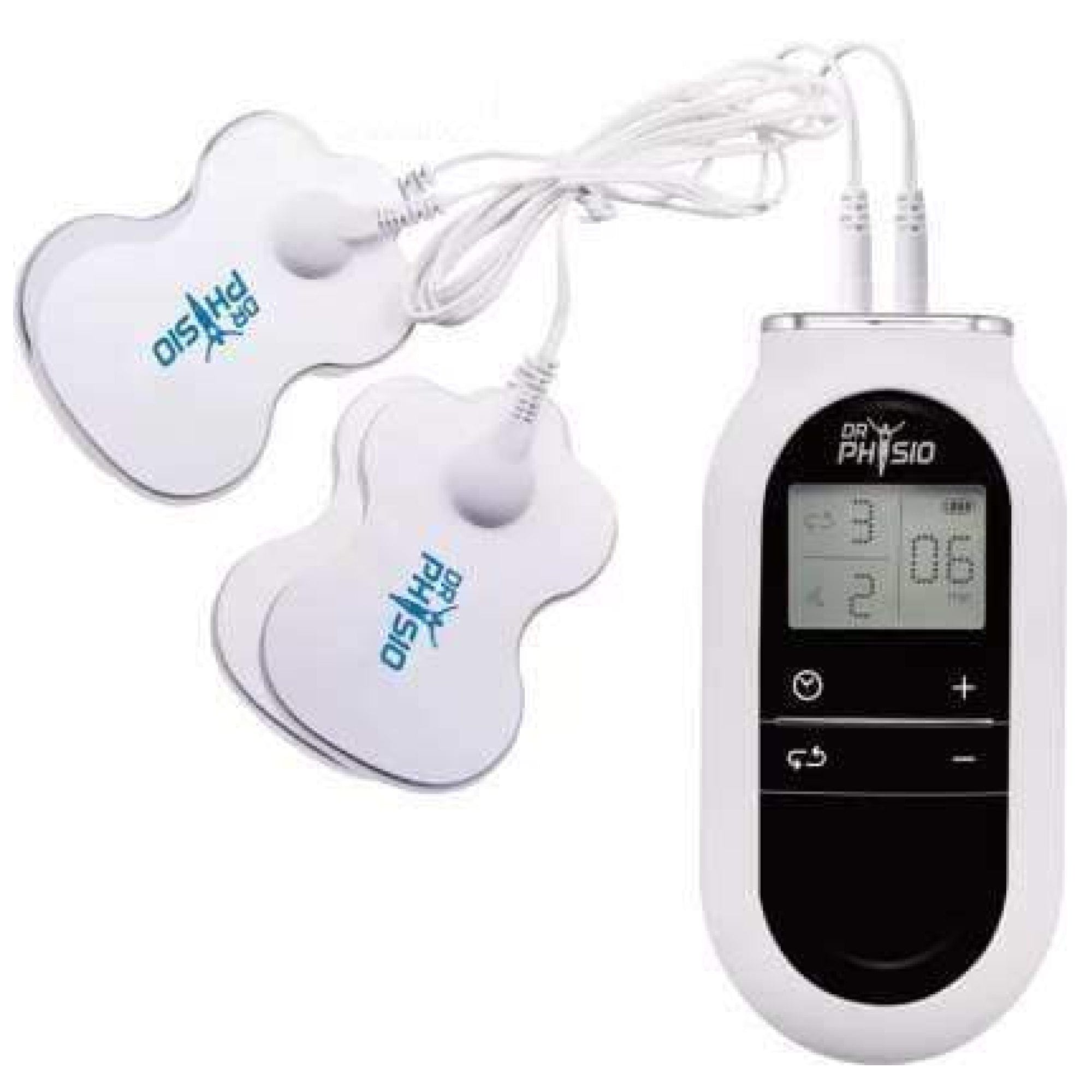 Dr Physio USA TENS Unit Muscle Stimulator - Electric Pulse Massager for Pain Relief & Physical Therapy - Perfect for Back Pain, Neck Pain & Muscle Recovery at Home or Gym
