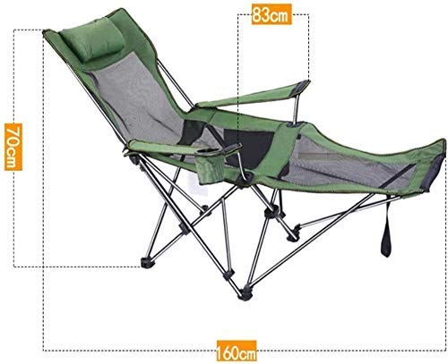 SGSG Portable Folding Camping Recliner Chair with Headrest & Footrest - Lightweight Lounge Chair for Outdoor Camping, Hiking, Backpacking, Beach, BBQ - Includes Carry Bag & Supports 300lbs    Perfect for camping trips, beach relaxation, backyard BBQs, hiking breaks, fishing excursions, and outdoor concerts.